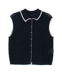 TOMORROWLAND / トゥモローランド ニット・セーター | ニードルアウトリブ 2-wayプルオーバー