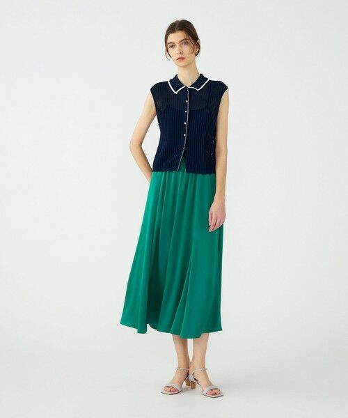 TOMORROWLAND / トゥモローランド ニット・セーター | ニードルアウトリブ 2-wayプルオーバー | 詳細1