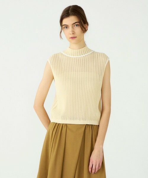 TOMORROWLAND / トゥモローランド ニット・セーター | ニードルアウトリブ 2-wayプルオーバー | 詳細12