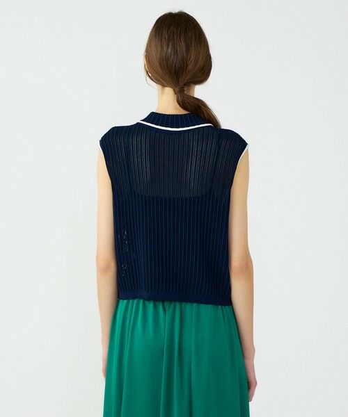 TOMORROWLAND / トゥモローランド ニット・セーター | ニードルアウトリブ 2-wayプルオーバー | 詳細4