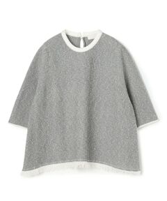 TOMORROWLAND / トゥモローランド ニット・セーター | ダブルフェイスノット ワイドプルオーバー