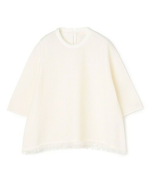 TOMORROWLAND / トゥモローランド ニット・セーター | ダブルフェイスノット ワイドプルオーバー（12 ホワイト系）