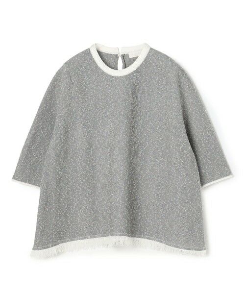 TOMORROWLAND / トゥモローランド ニット・セーター | ダブルフェイスノット ワイドプルオーバー（16 グレー系）