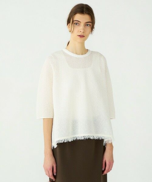 TOMORROWLAND / トゥモローランド ニット・セーター | ダブルフェイスノット ワイドプルオーバー | 詳細2