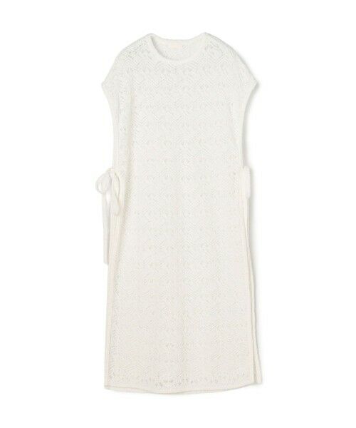 TOMORROWLAND / トゥモローランド ニット・セーター | コットンナイロンファンシーヤーン ロングベスト（11 ホワイト）