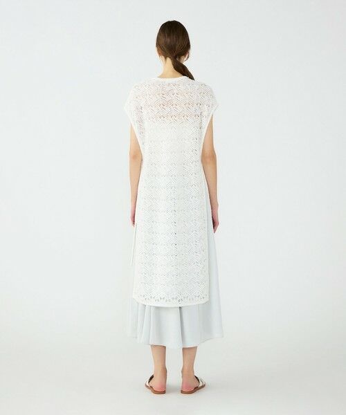 TOMORROWLAND / トゥモローランド ニット・セーター | コットンナイロンファンシーヤーン ロングベスト | 詳細3