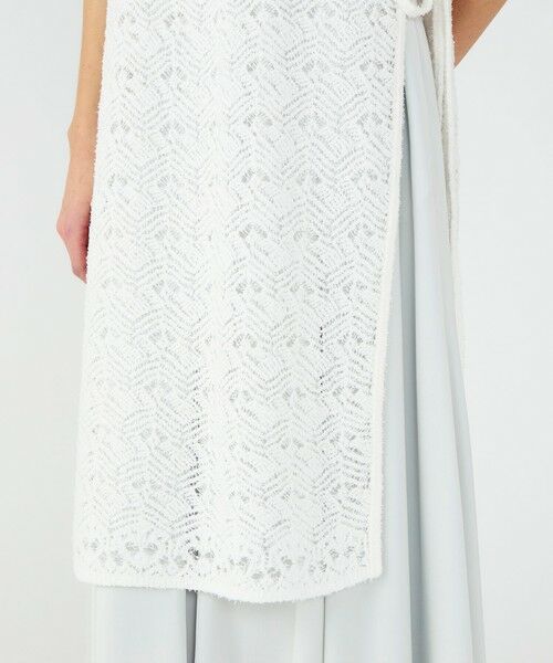 TOMORROWLAND / トゥモローランド ニット・セーター | コットンナイロンファンシーヤーン ロングベスト | 詳細8