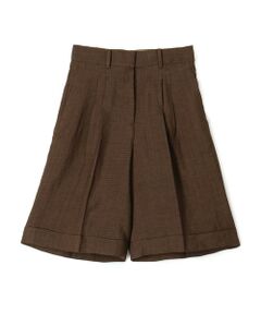 TOMORROWLAND / トゥモローランド ショート・ハーフ・半端丈パンツ | 【WEB先行予約】レーヨンリネンブッチャー バミューダパンツ