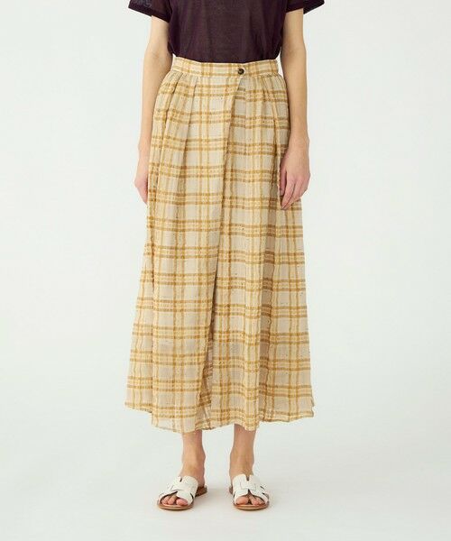 TOMORROWLAND / トゥモローランド その他パンツ | 【WEB先行予約】シアープラッド フレアキュロットパンツ | 詳細2