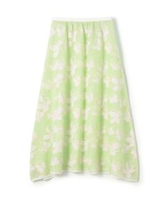 TOMORROWLAND / トゥモローランド ロング・マキシ丈スカート | シースルーフラワー ギャザースカート