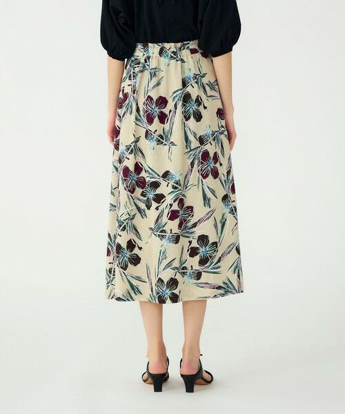 TOMORROWLAND / トゥモローランド ロング・マキシ丈スカート | チェロキープリント タックロングスカート | 詳細4