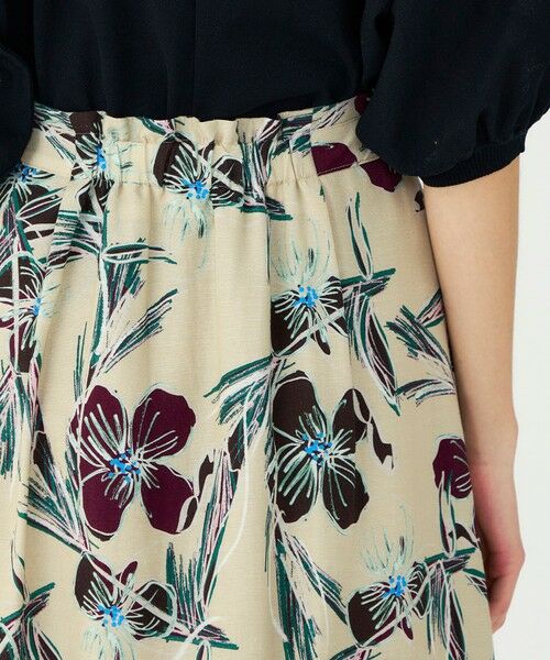 TOMORROWLAND / トゥモローランド ロング・マキシ丈スカート | チェロキープリント タックロングスカート | 詳細6