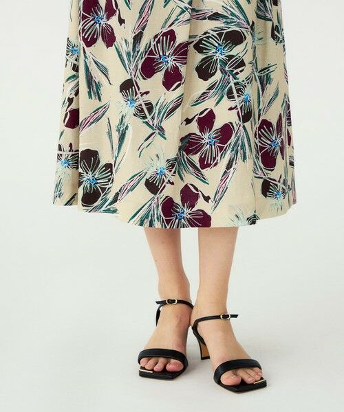 TOMORROWLAND / トゥモローランド ロング・マキシ丈スカート | チェロキープリント タックロングスカート | 詳細8