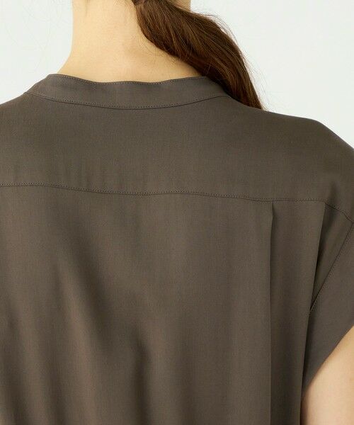 TOMORROWLAND / トゥモローランド サロペット・オールインワン | 【WEB先行予約】セルロースツイル スタンドカラーオールインワン | 詳細5