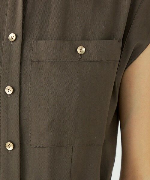 TOMORROWLAND / トゥモローランド サロペット・オールインワン | 【WEB先行予約】セルロースツイル スタンドカラーオールインワン | 詳細6