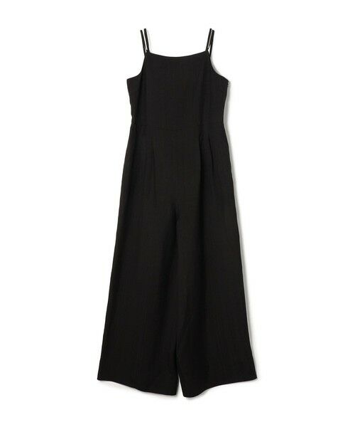 TOMORROWLAND / トゥモローランド サロペット・オールインワン | 【WEB先行予約】レーヨンリネンブッチャー タイトフィットオールインワン（19 ブラック）