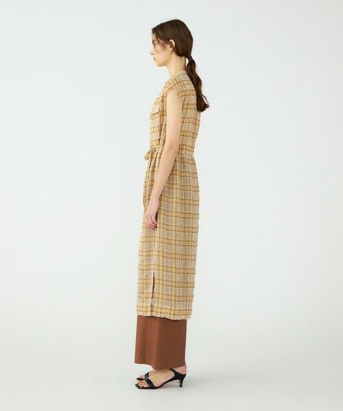 TOMORROWLAND / トゥモローランド ロング・マキシ丈ワンピース | 【WEB先行予約】シアープラッド フレンチロングシャツブラウス | 詳細2