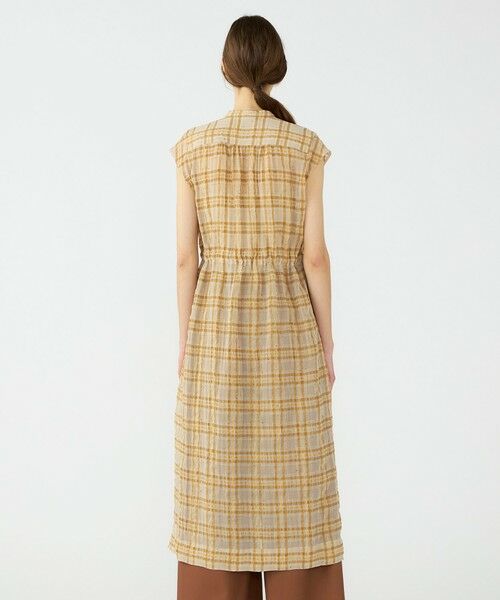 TOMORROWLAND / トゥモローランド ロング・マキシ丈ワンピース | 【WEB先行予約】シアープラッド フレンチロングシャツブラウス | 詳細5