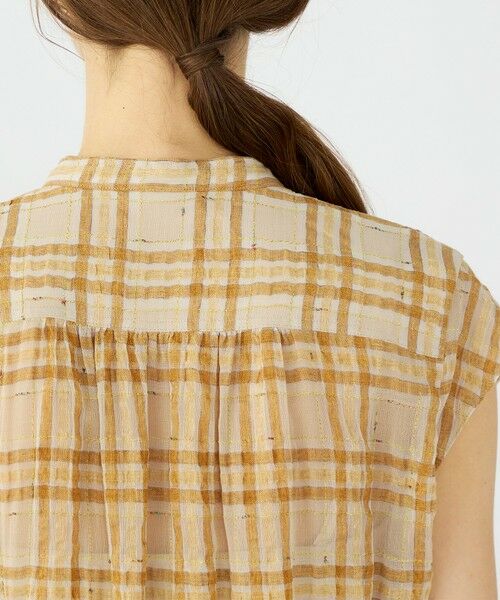 TOMORROWLAND / トゥモローランド ロング・マキシ丈ワンピース | 【WEB先行予約】シアープラッド フレンチロングシャツブラウス | 詳細7