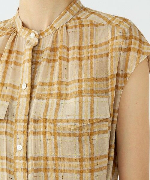 TOMORROWLAND / トゥモローランド ロング・マキシ丈ワンピース | 【WEB先行予約】シアープラッド フレンチロングシャツブラウス | 詳細8