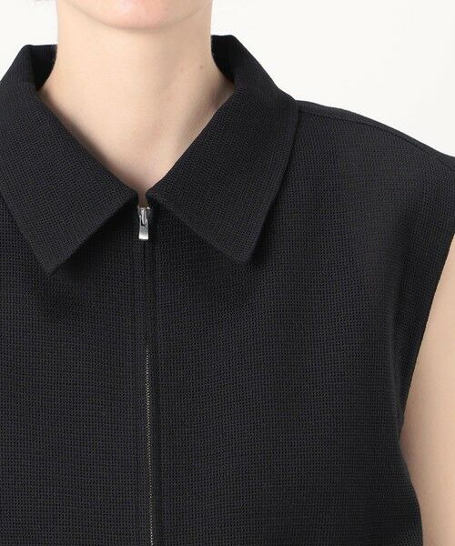 TOMORROWLAND / トゥモローランド ベスト | フラワーメッシュエンブロイダリー ジップアップジレ | 詳細6