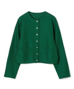 TOMORROWLAND / トゥモローランド カーディガン・ボレロ | ドライボーダージャージー ショートカーディガン