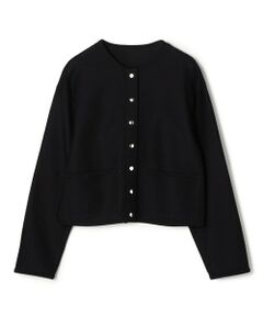 TOMORROWLAND / トゥモローランド カーディガン・ボレロ | ドライボーダージャージー ショートカーディガン