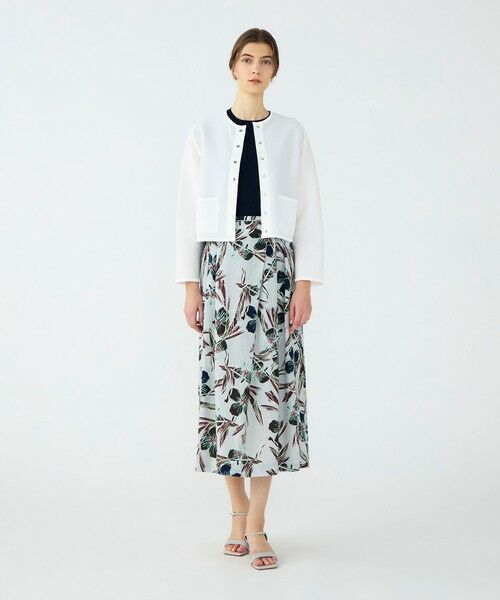 TOMORROWLAND / トゥモローランド カーディガン・ボレロ | ドライボーダージャージー ショートカーディガン | 詳細1