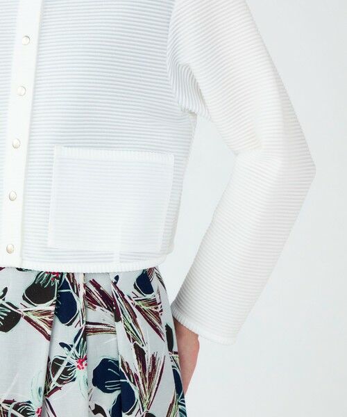 TOMORROWLAND / トゥモローランド カーディガン・ボレロ | ドライボーダージャージー ショートカーディガン | 詳細11