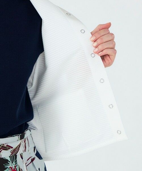 TOMORROWLAND / トゥモローランド カーディガン・ボレロ | ドライボーダージャージー ショートカーディガン | 詳細6