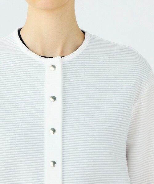 TOMORROWLAND / トゥモローランド カーディガン・ボレロ | ドライボーダージャージー ショートカーディガン | 詳細7