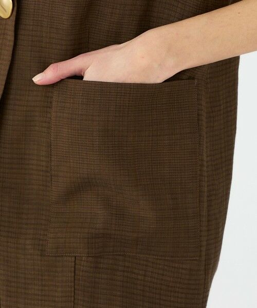 TOMORROWLAND / トゥモローランド ベスト | 【WEB先行予約】レーヨンリネンブッチャー コクーンジレ | 詳細9