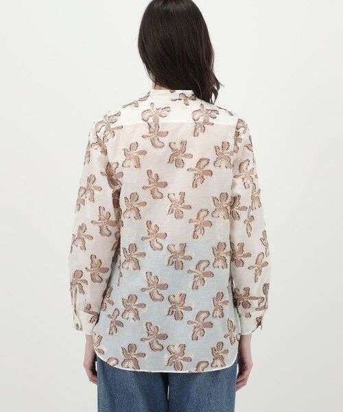 TOMORROWLAND / トゥモローランド シャツ・ブラウス | バイカラージャカード ボザムチュニックシャツ | 詳細4