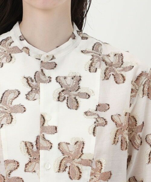 TOMORROWLAND / トゥモローランド シャツ・ブラウス | バイカラージャカード ボザムチュニックシャツ | 詳細5