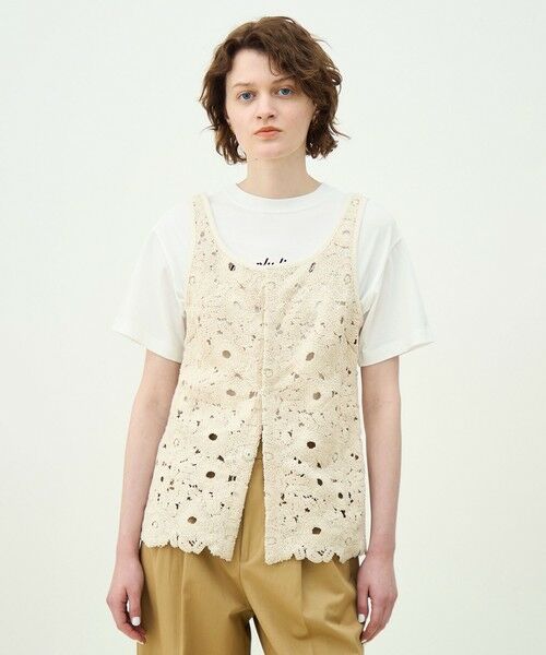 TOMORROWLAND / トゥモローランド ベスト | サークルフラワークロシェ ベスト | 詳細2