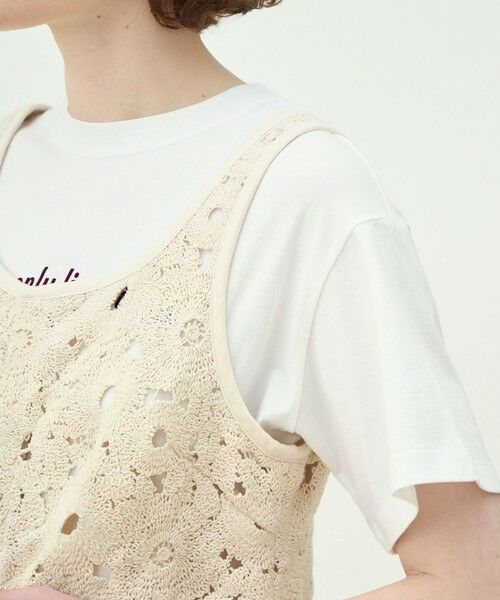 TOMORROWLAND / トゥモローランド ベスト | サークルフラワークロシェ ベスト | 詳細7