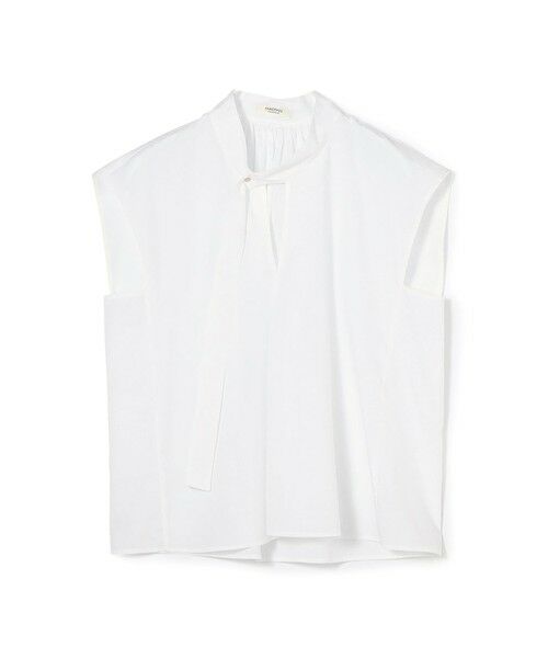 TOMORROWLAND / トゥモローランド シャツ・ブラウス | 【WEB先行予約】コットンブロード タイブラウス（11 ホワイト）