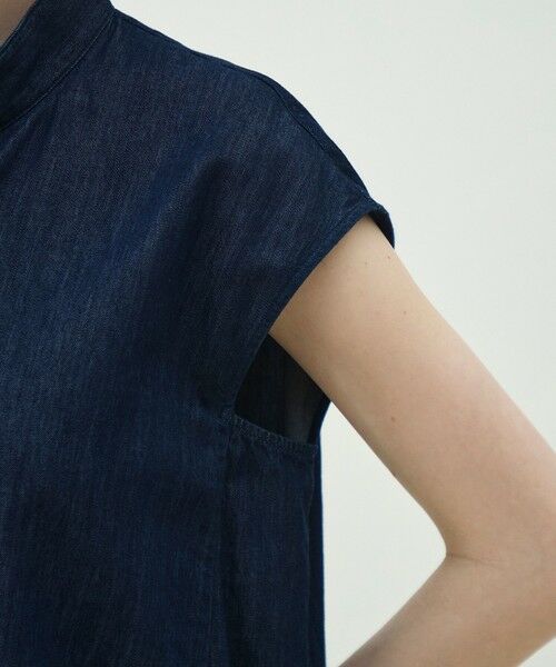 TOMORROWLAND / トゥモローランド シャツ・ブラウス | 【WEB先行予約】コットンセルロースデニム タイブラウス | 詳細8