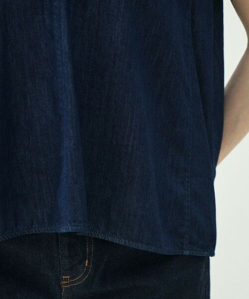 TOMORROWLAND / トゥモローランド シャツ・ブラウス | 【WEB先行予約】コットンセルロースデニム タイブラウス | 詳細9