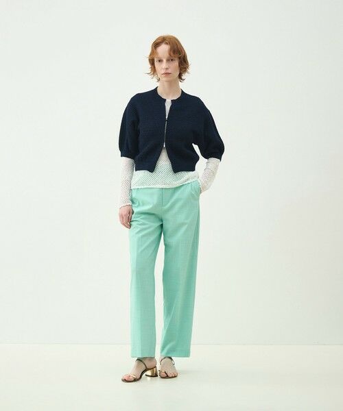 TOMORROWLAND / トゥモローランド カーディガン・ボレロ | ギマコットン ジップアップカーディガン | 詳細1