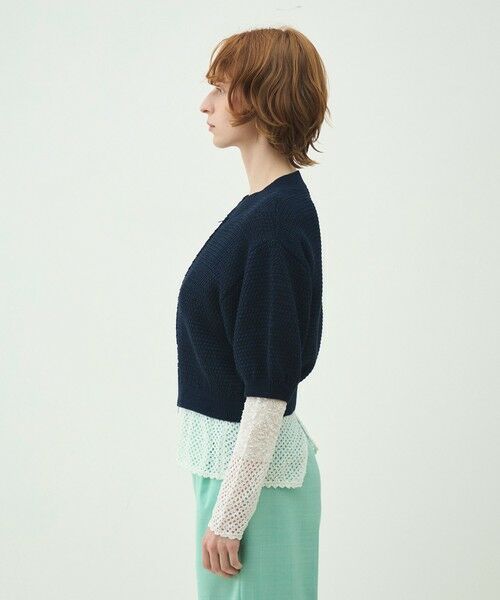 TOMORROWLAND / トゥモローランド カーディガン・ボレロ | ギマコットン ジップアップカーディガン | 詳細4