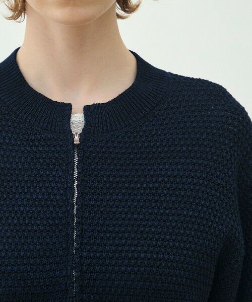 TOMORROWLAND / トゥモローランド カーディガン・ボレロ | ギマコットン ジップアップカーディガン | 詳細6