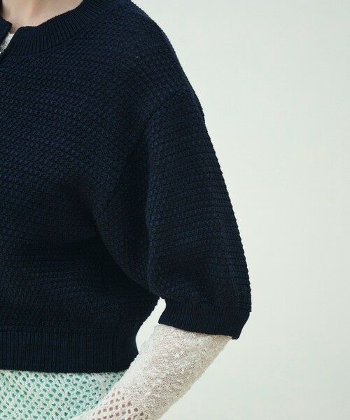 TOMORROWLAND / トゥモローランド カーディガン・ボレロ | ギマコットン ジップアップカーディガン | 詳細8