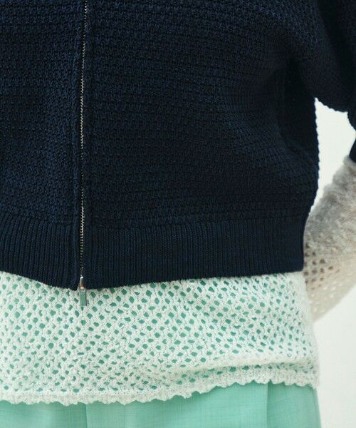 TOMORROWLAND / トゥモローランド カーディガン・ボレロ | ギマコットン ジップアップカーディガン | 詳細9