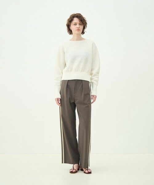 TOMORROWLAND / トゥモローランド ニット・セーター | ギマコットン スクエアネックプルオーバー | 詳細1