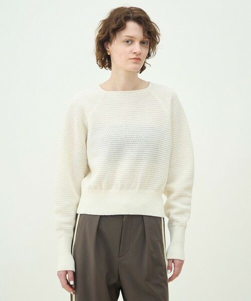 TOMORROWLAND / トゥモローランド ニット・セーター | ギマコットン スクエアネックプルオーバー | 詳細2