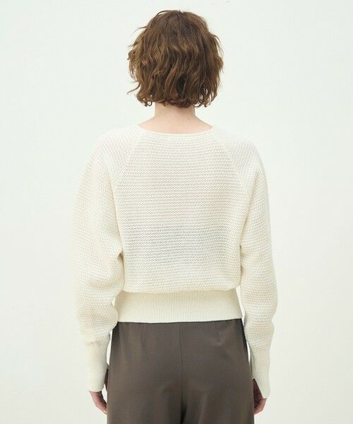 TOMORROWLAND / トゥモローランド ニット・セーター | ギマコットン スクエアネックプルオーバー | 詳細4
