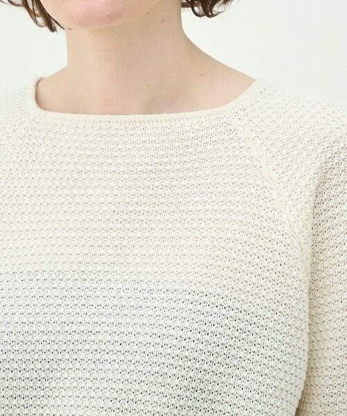 TOMORROWLAND / トゥモローランド ニット・セーター | ギマコットン スクエアネックプルオーバー | 詳細5