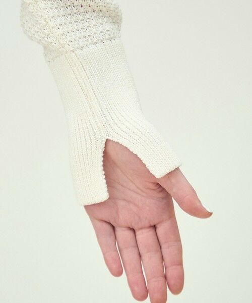 TOMORROWLAND / トゥモローランド ニット・セーター | ギマコットン スクエアネックプルオーバー | 詳細8