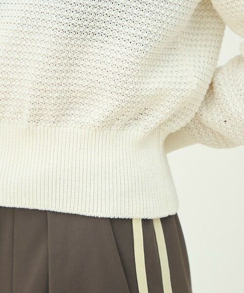 TOMORROWLAND / トゥモローランド ニット・セーター | ギマコットン スクエアネックプルオーバー | 詳細9